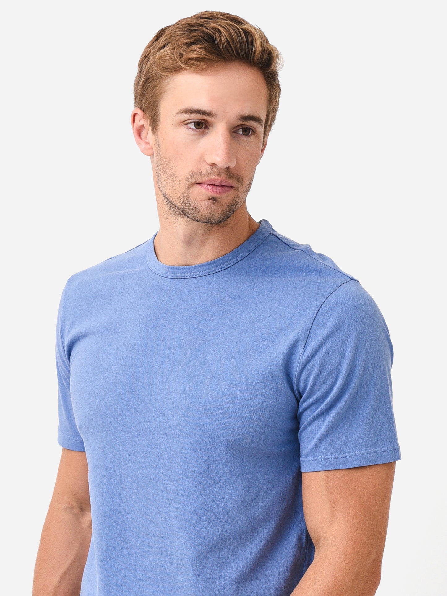 Vince Men's Garment Dye Crew Neck Tee - Saint Bernard