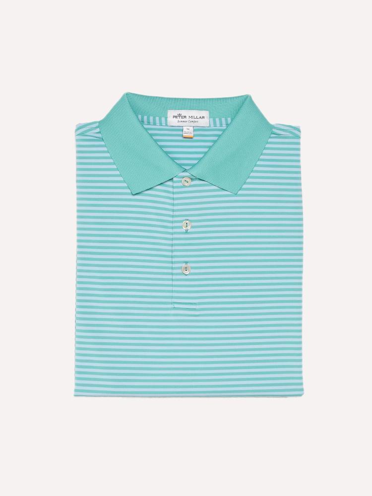 Peter Millar Men's Competition Stripe Stretch Jersey Polo