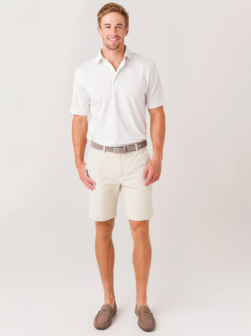 Saint Bernard Men's Royal Oxford Solid Polo