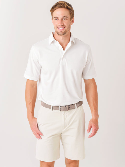 Saint Bernard Men's Royal Oxford Solid Polo