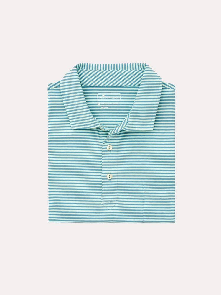 Peter Millar Men's Tybee Stripe Polo - Saint Bernard