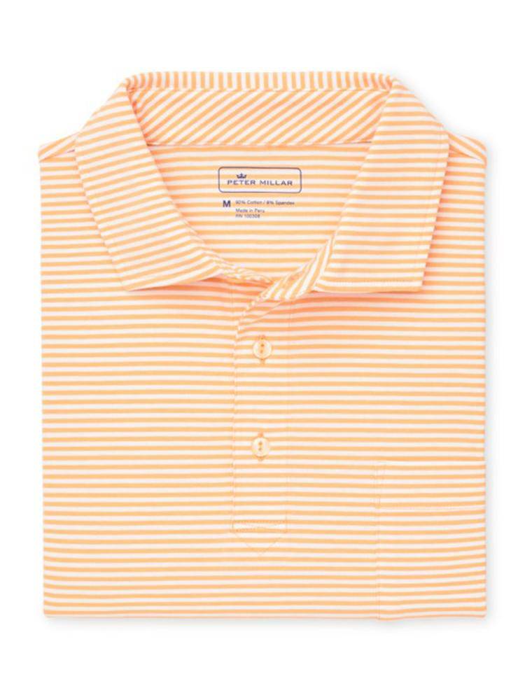 Peter Millar Men's Tybee Stripe Polo - Saint Bernard