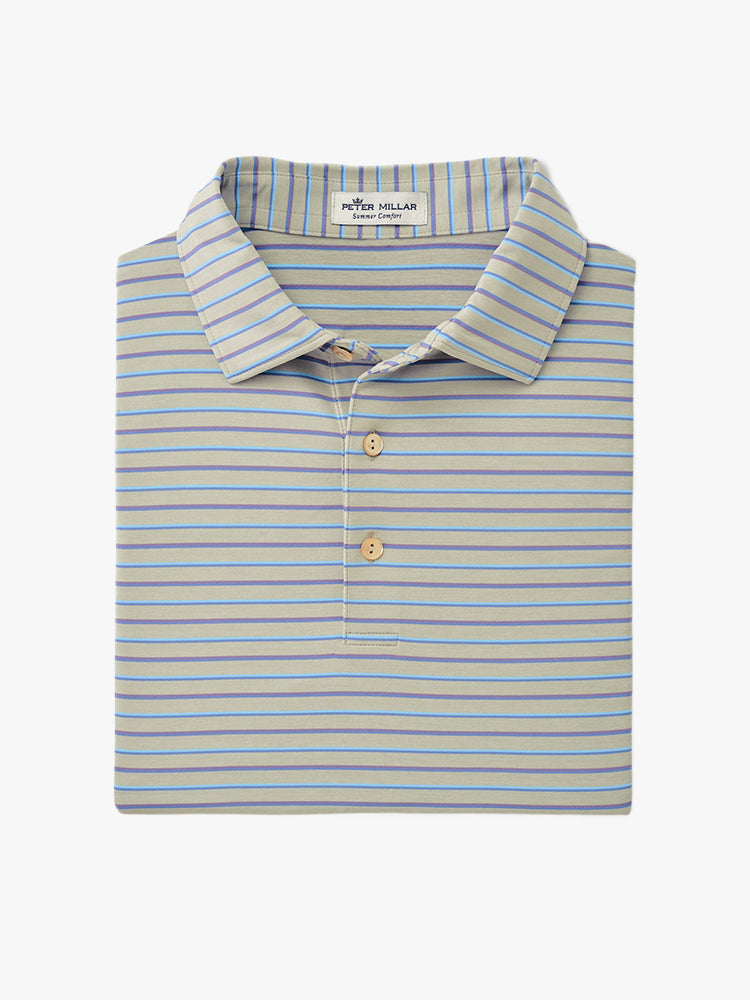 Peter Millar Crown Sport Men’s Wiggs Performance Polo - Saint Bernard