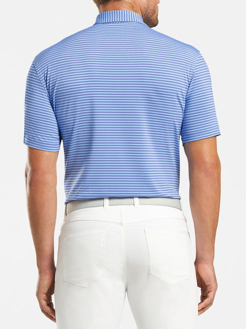 Peter Millar Men's Crown Sport Joyce Stripe Stretch Jersey Polo