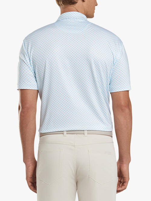 Peter Millar Crown Sport Hudson Printed Skulls Jersey Performance Polo Sean