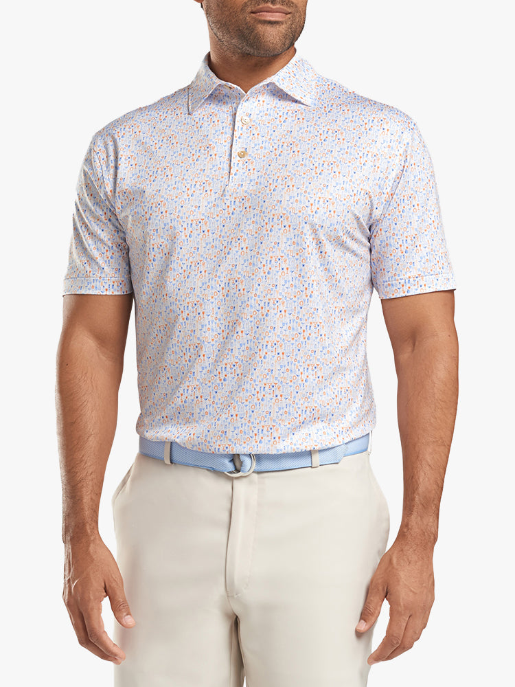 Peter Millar Crown Sport Men's Carroll Performance Polo - Saint Bernard