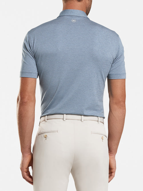 Peter Millar Men's  Crown Crafted Bullock Stripe Stretch Jersey Polo
