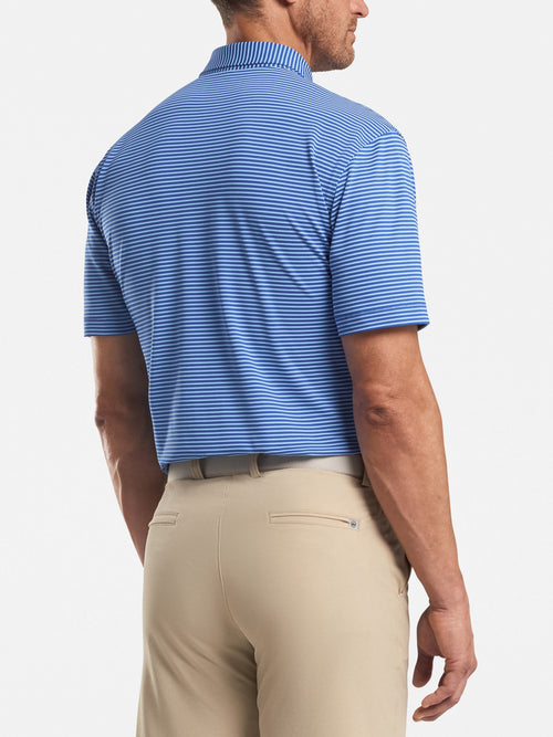 Peter Millar Men's Crown Sport Grace Stretch Mesh Sean Collar Polo