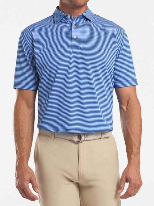 Peter Millar Men's Crown Sport Grace Stretch Mesh Sean Collar Polo