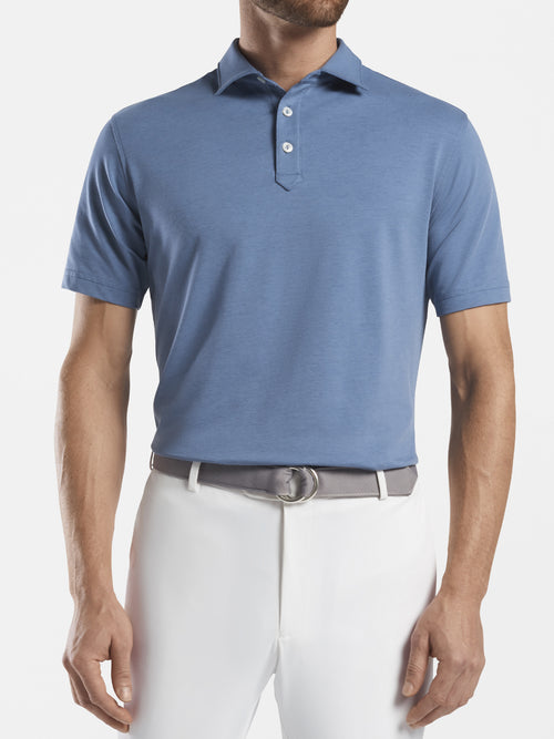 Peter Millar Men's Crown Crafted Cotton Blend Pique Polo
