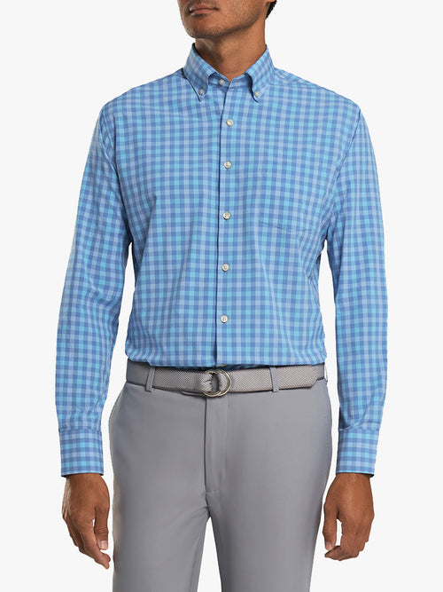 Peter Millar Crown Sport Men’s Cornelius Natural Touch Sport Shirt