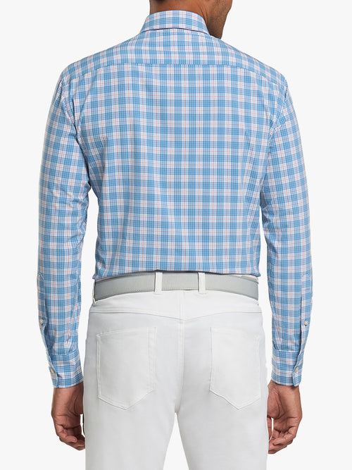 Peter Millar Crown Sport Men’s Griffin Natural Touch Sport Shirt