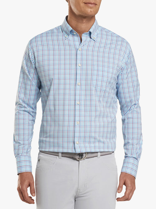 Peter Millar Crown Sport Men’s Oliver Performance Sport Shirt