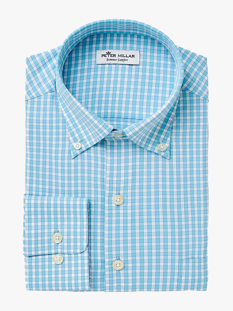 Peter Millar Crown Sport Men’s Humphrey Performance Sport Shirt - Saint Bernard