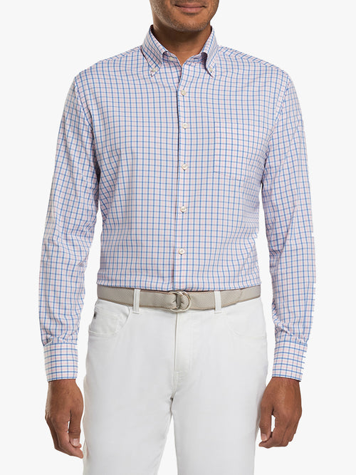 Peter Millar Crown Sport Men’s Naylor Performance Sport Shirt