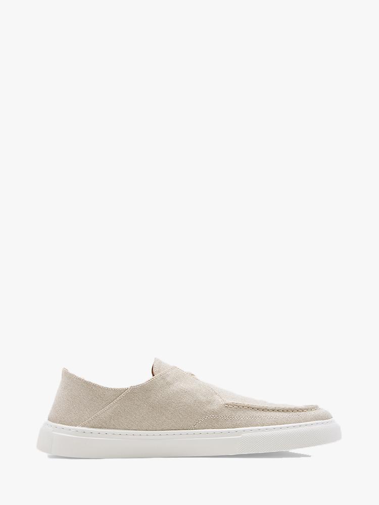 Peter Millar Men’s Breeze Canvas Slip On Shoe - Saint Bernard