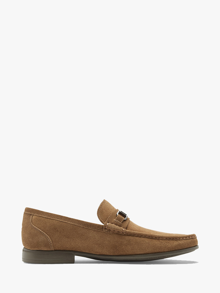 Peter Millar Crown Men’s Hyperlight Suede Bit Loafer - Saint Bernard