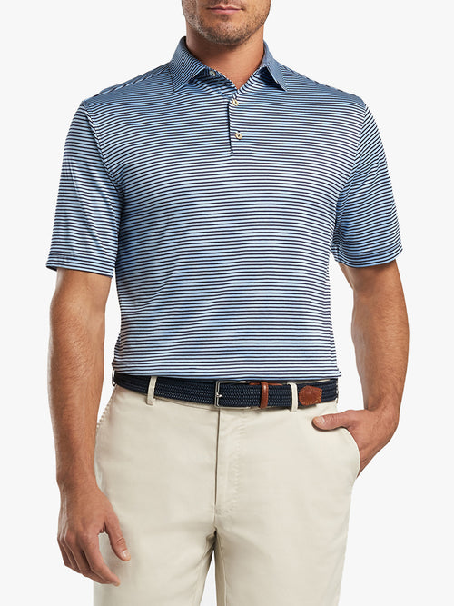 Peter Millar Crown Men’s Marley Stripe Knit Polo