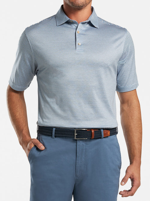 Peter Millar Crown Men’s Marley Stripe Knit Polo