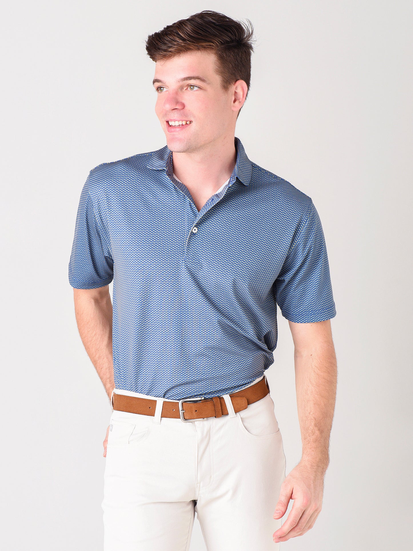 Saint Bernard Men's Davidson Performance Polo - Saint Bernard