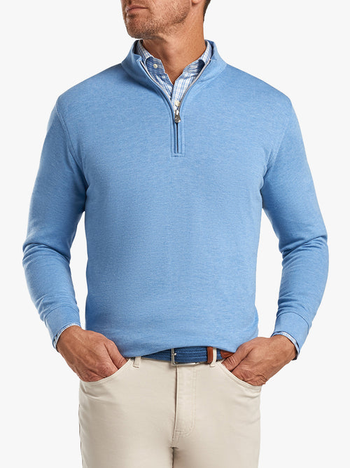 Peter Millar Crown Men’s Crown Comfort Interlock Quarter-Zip