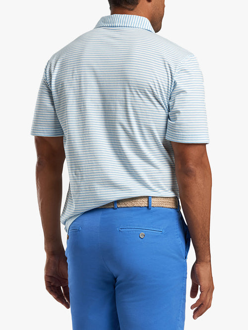 Peter Millar Seaside Men's Bar Beach Stripe Polo