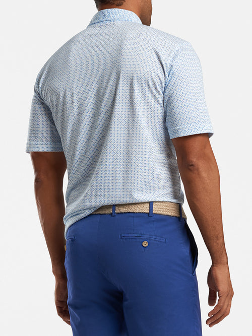 Peter Millar Men's Seaside Beach Hops Print Polo