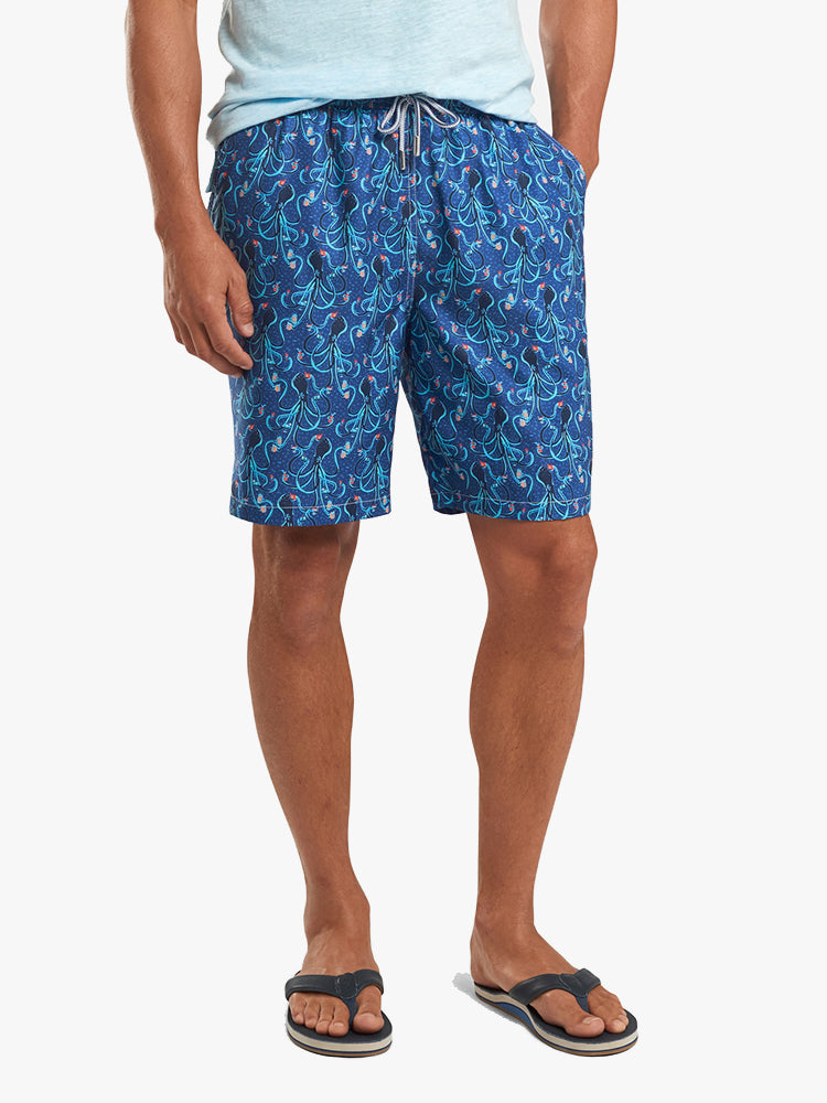 Peter Millar Seaside Men’s Eight Deep Swim Trunk - Saint Bernard