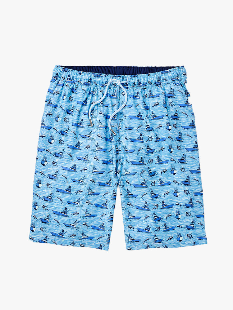 Peter Millar Seaside Men’s Gulf Stream Swim Trunk - Saint Bernard