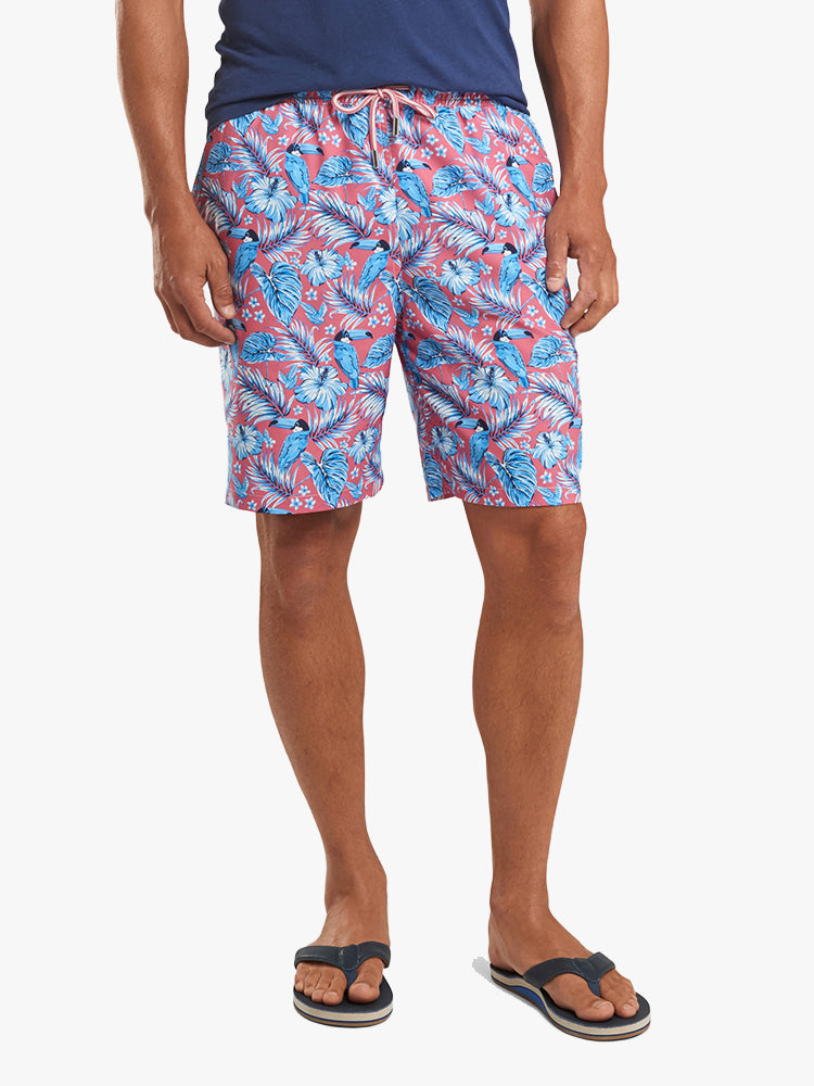 Peter Millar Seaside Men’s Toucanopy Swim Trunk - Saint Bernard
