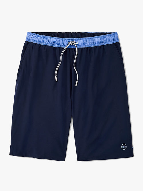 Peter Millar Seaside Men’s Crown Seal Solid Swim Trunk