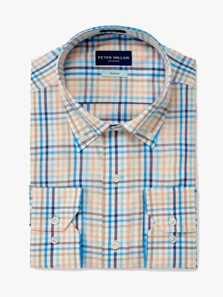 Peter Millar Collection Men's Sunset Cotton Sport Shirt - Saint Bernard