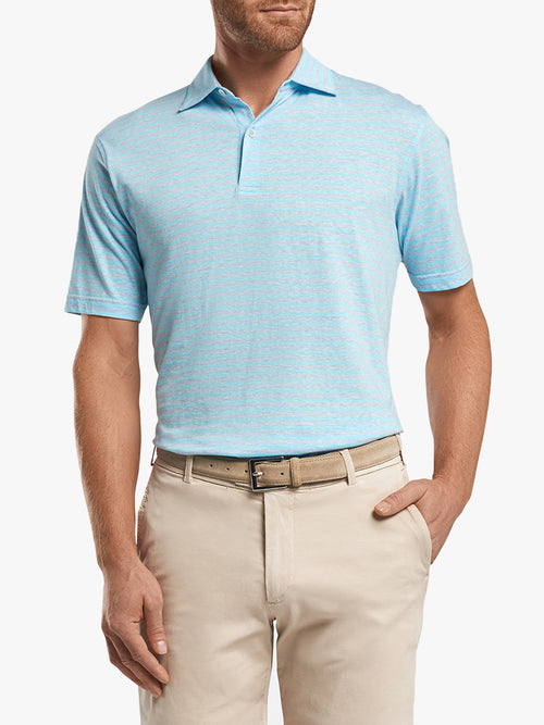 Peter Millar Collection Men’s Solstice Cotton-Linen Polo