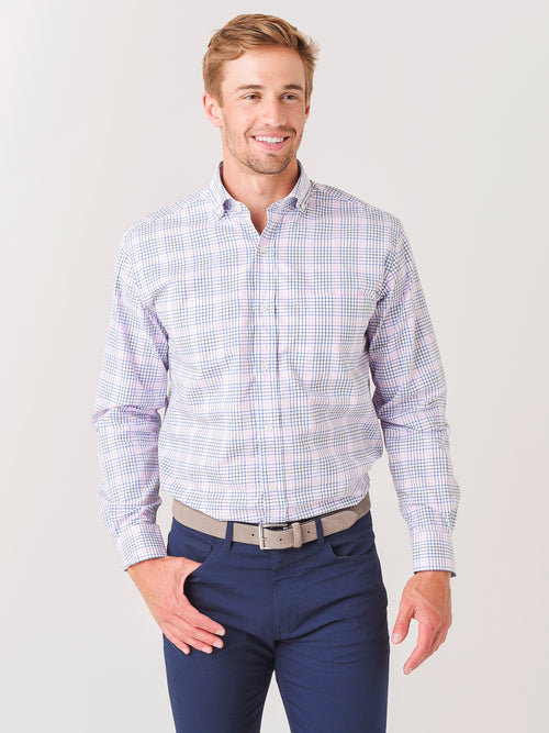 Saint Bernard Men's Macon Plaid Sport Shirt - Saint Bernard
