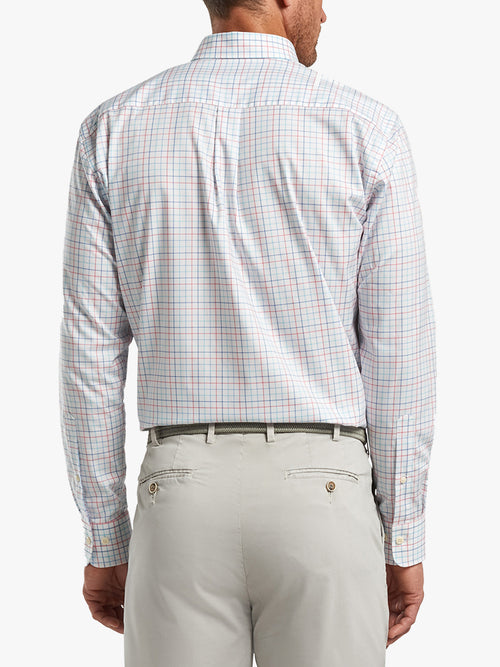 Peter Millar Crown Ease Men’s Everett Tattersall Sport Shirt