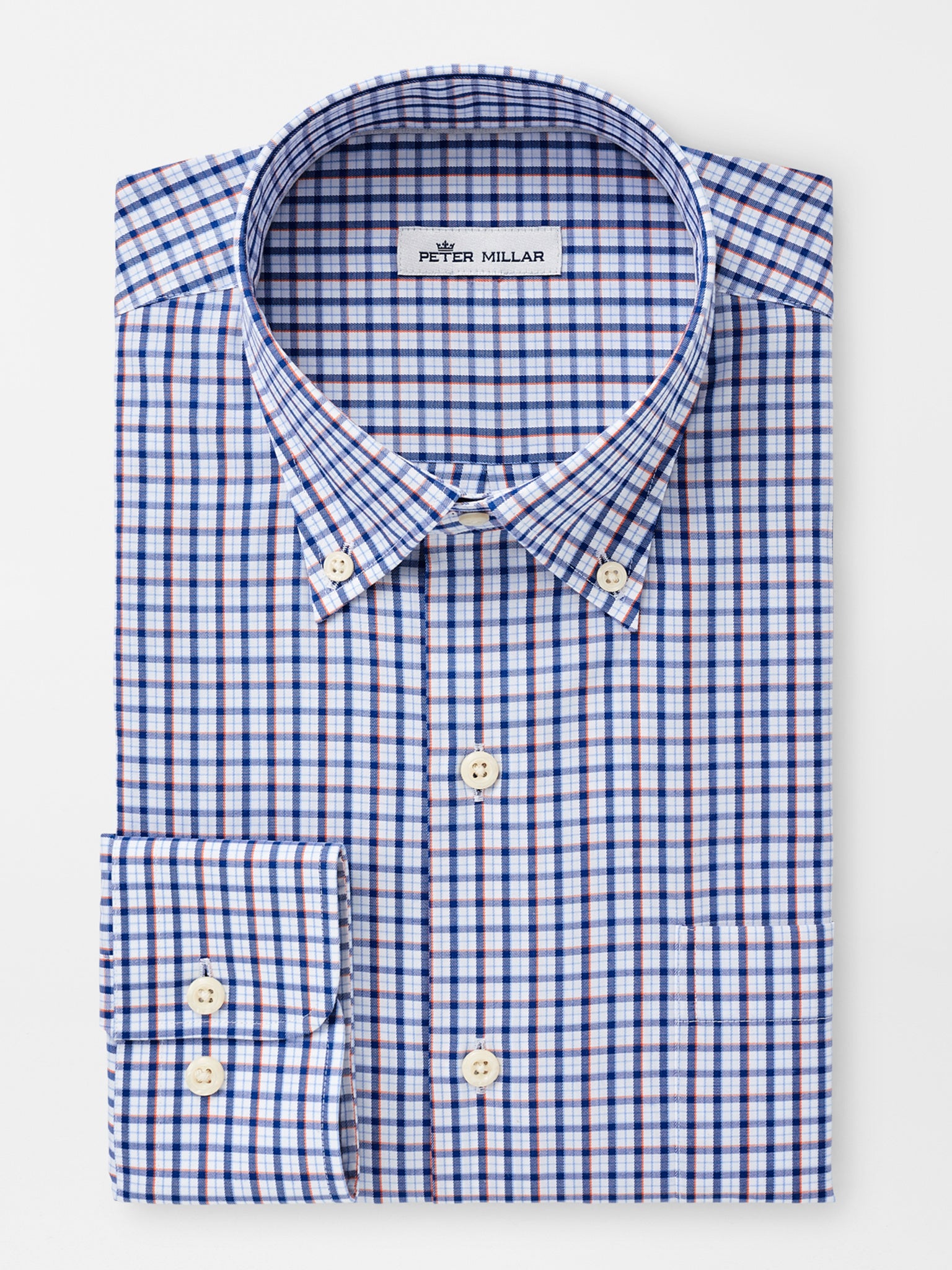 Peter Millar Crown Men's Gordon Crown Soft Sport Shirt - Saint Bernard