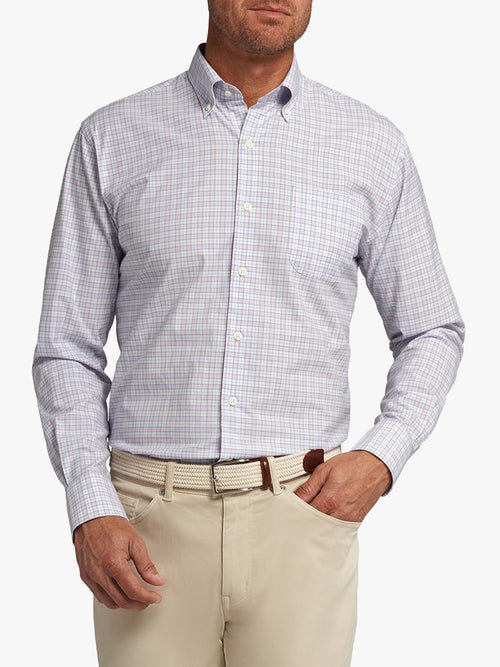 Peter Millar Crown Men's Clarence Cotton-Blend Sport Shirt