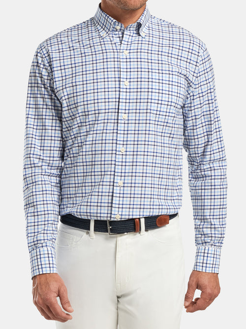 Peter Millar Crown Men's Lonnie Cotton-Blend Sport Shirt