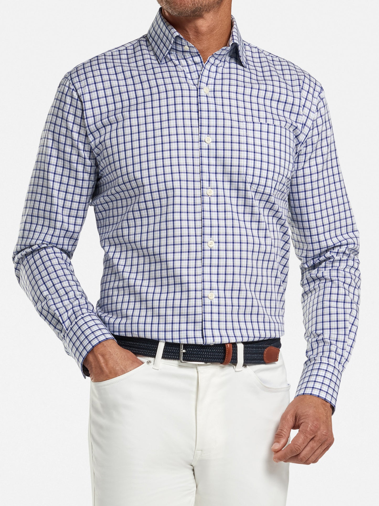 Peter Millar Men's Crown Maynard Multi Check - Saint Bernard