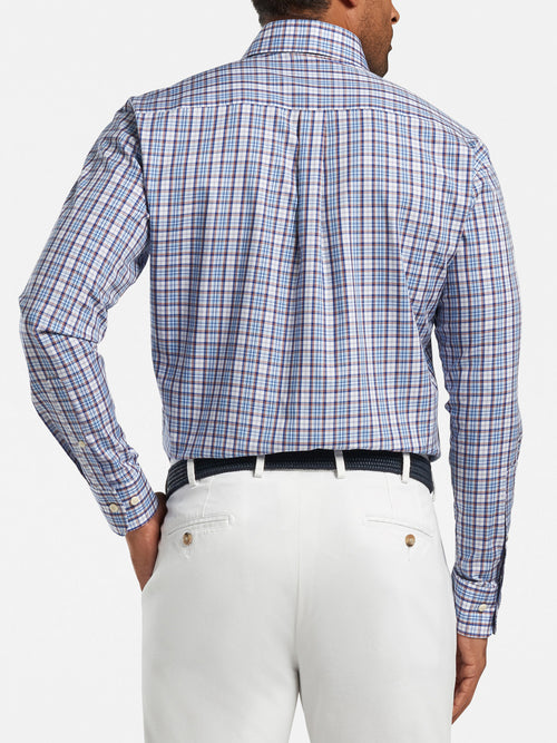 Peter Millar Crown Men's Alister Cotton Tartan Plaid Sport Shirt