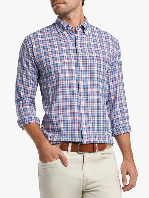 Peter Millar Seaside Men's Tamarama Cotton Sport Shirt