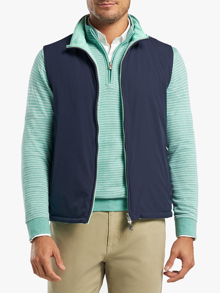 Peter Millar Men's Crown Soft Reverse Vest - Saint Bernard