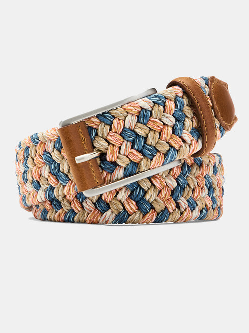 Peter Millar Crown Men's Cotton Melange Braided Belt
