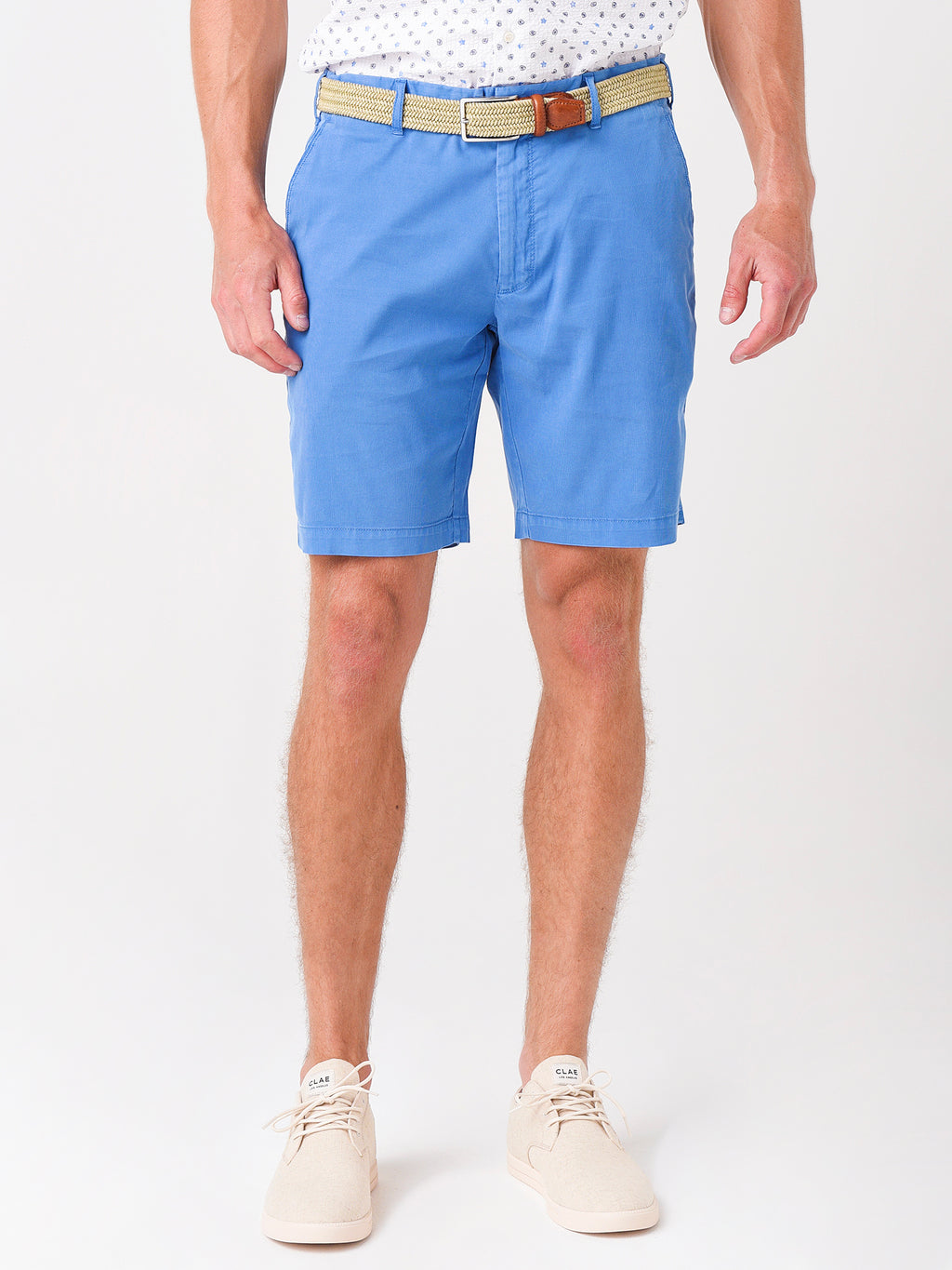 Peter Millar Crown Men's  Bedford Cotton-Blend Short - Saint Bernard