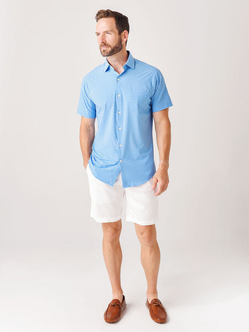 Peter Millar Crown Men's  Bedford Cotton-Blend Short