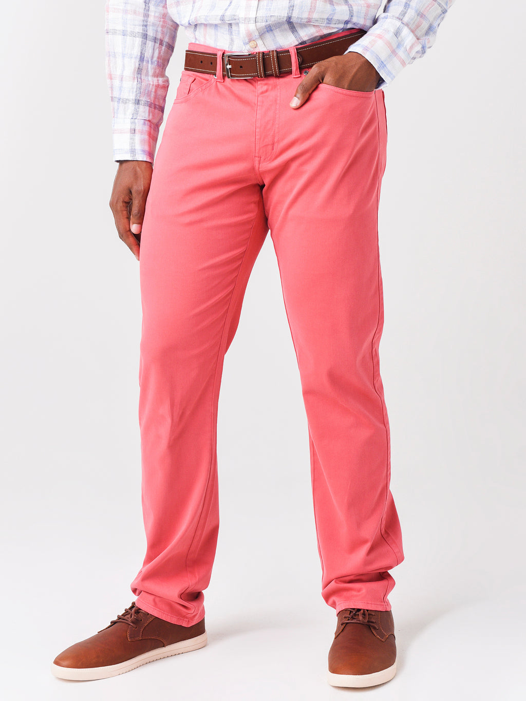 Peter Millar Crown Men's Ultimate Sateen Five-Pocket Pant - Saint Bernard