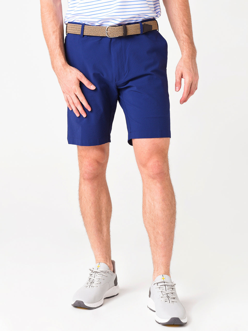 Peter Millar Crown Crafted Men's Matlock Seersucker Short - Saint Bernard