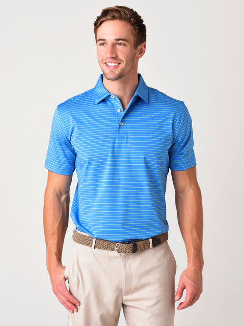 Peter Millar Crown Sport Men's Crafty Performance Jersey Polo