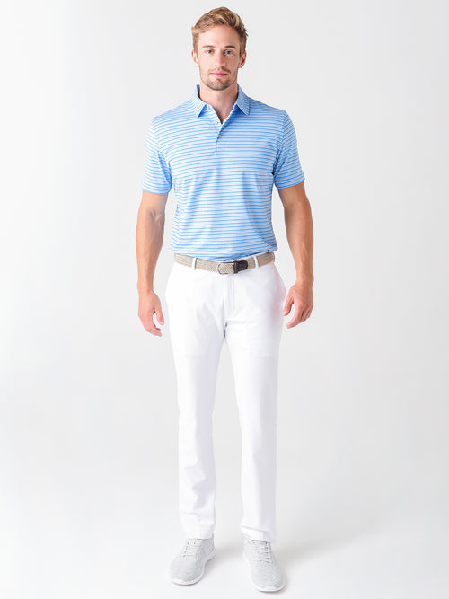 Peter Millar Crown Men's Sport Cyrus Performance Jersey Polo