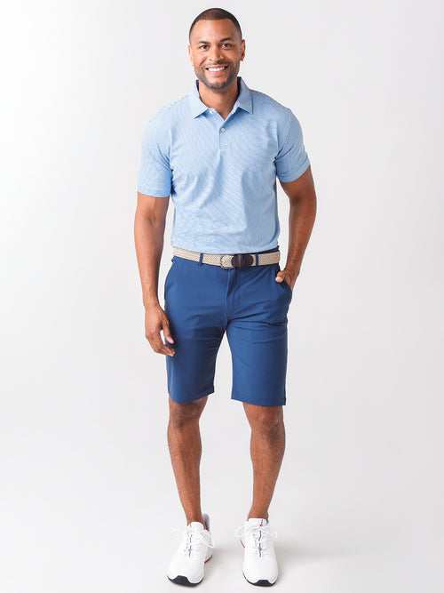 Peter Millar Crown Crafted Men's Bullock Performance Jersey Polo